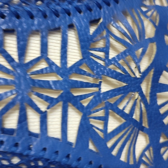 Miss me dark bright blue sleeveless shirt size large - Picture 4 of 9